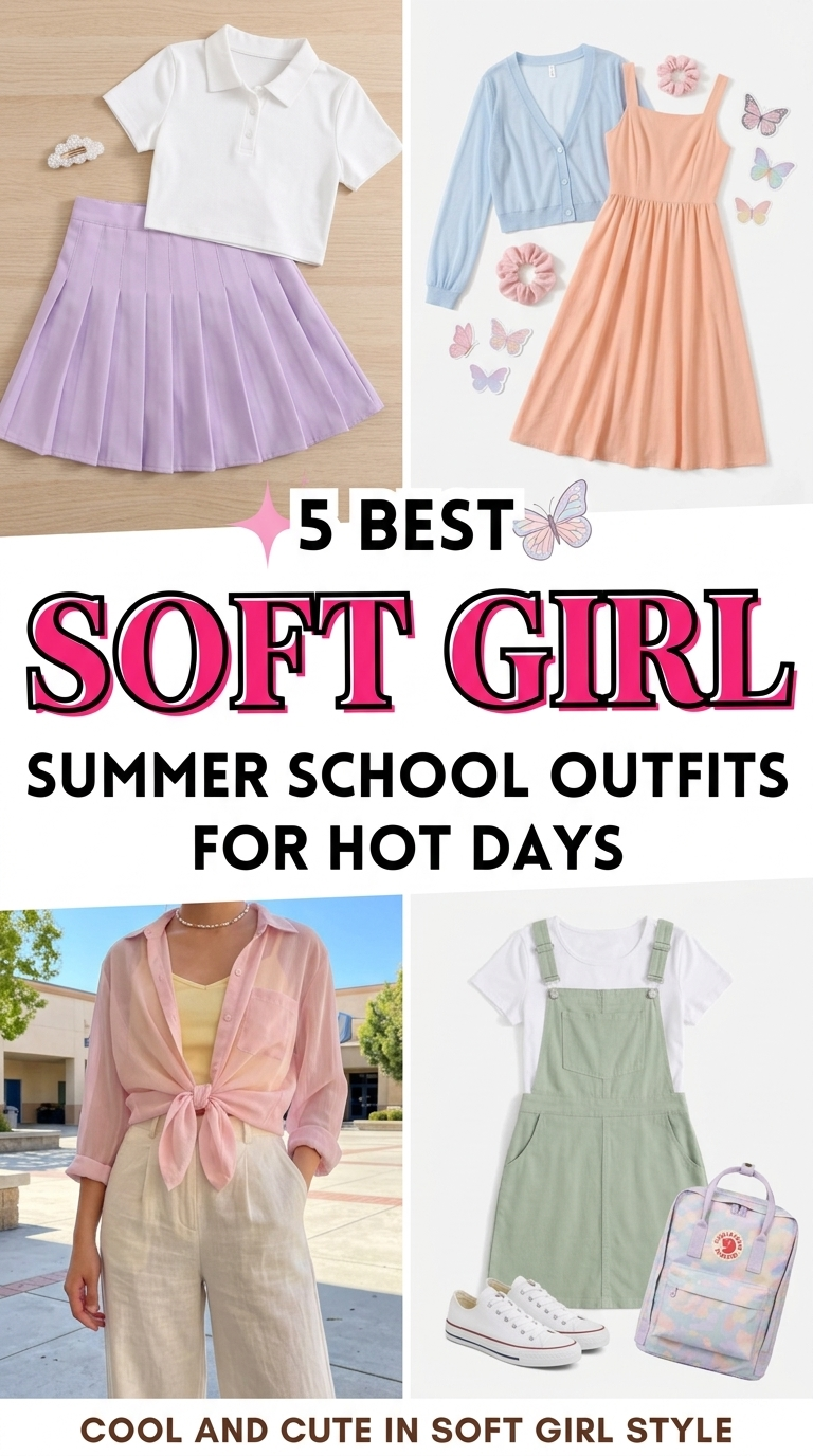 Summer School Vibe: How to Master the Soft Girl Aesthetic Without Melting