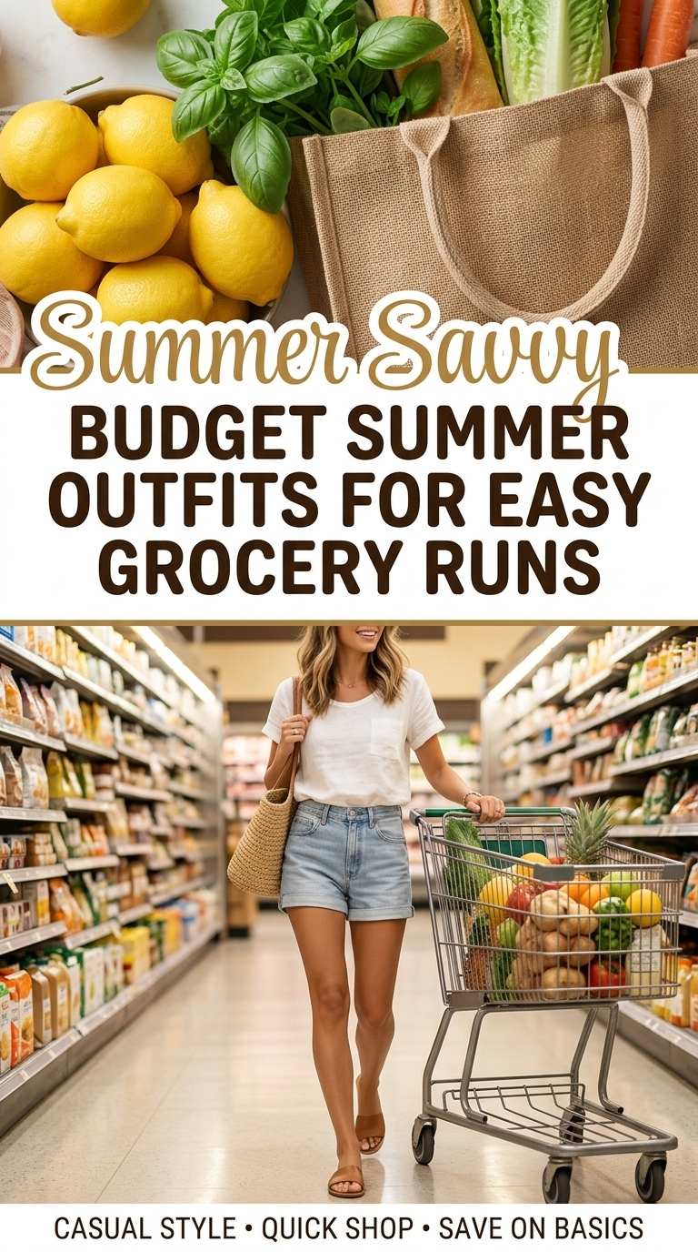 Effortless Summer Outfits for Farmer's Markets & Quick Grocery Runs (Stain-Proof & Pocket-Filled!)